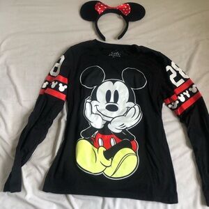 Disney headband with matching tshirt